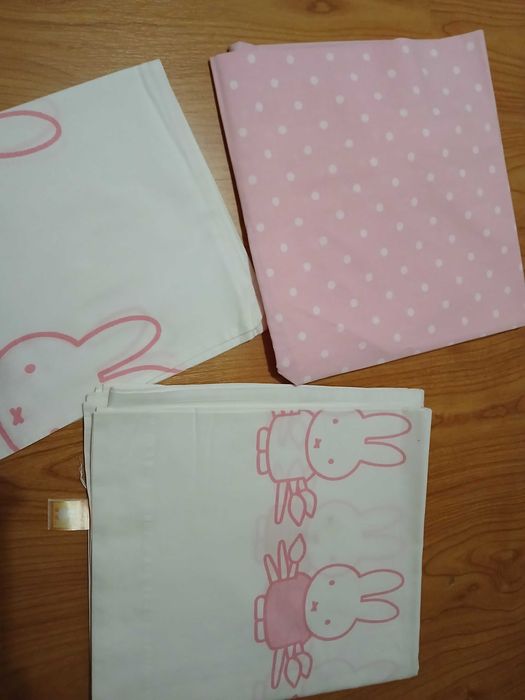 Conjunto lençóis Miffy para cama de criança 1.20x0.60