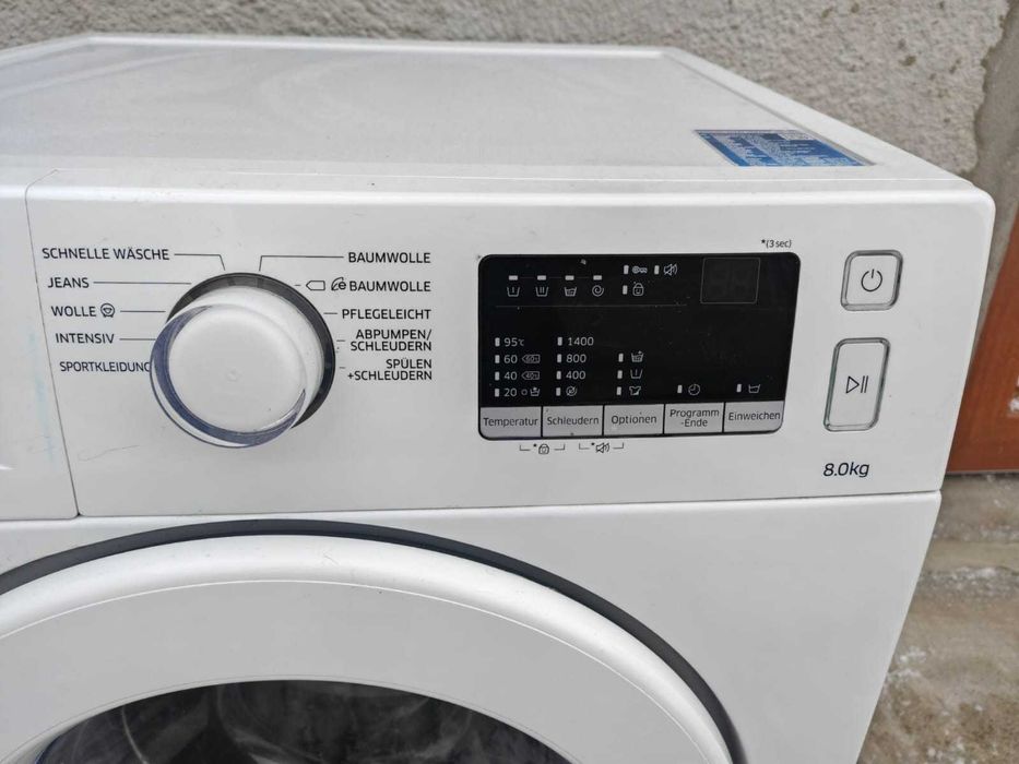 Пральна машина Samsung, 8 кг, 1400 об/хв. Гарний стан + економна