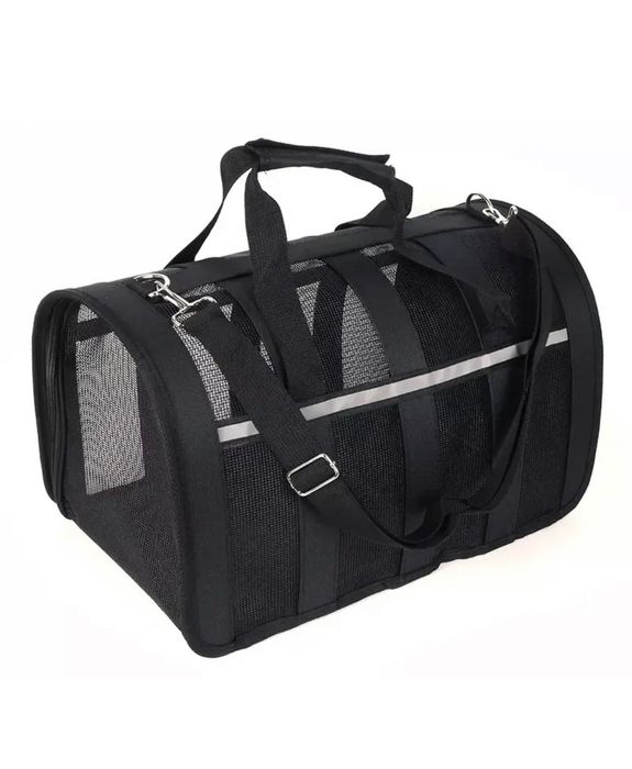 Сумка переноска для кішок, котів, маленькіх собак . Чорна розмір L 46х27х27 Нова