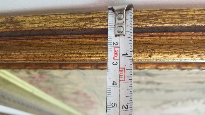 Quadro Tapeçaria Gobelin com moldura madeira