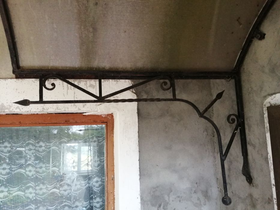 Дашок кований (навіс,козирьок) для вхідних дверей