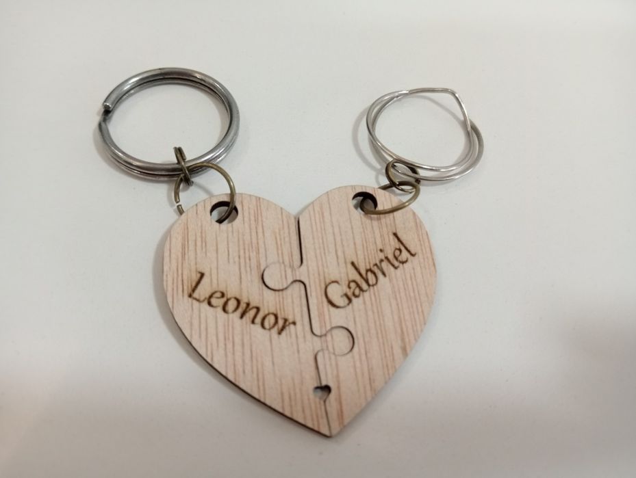 Porta chaves em Madeira