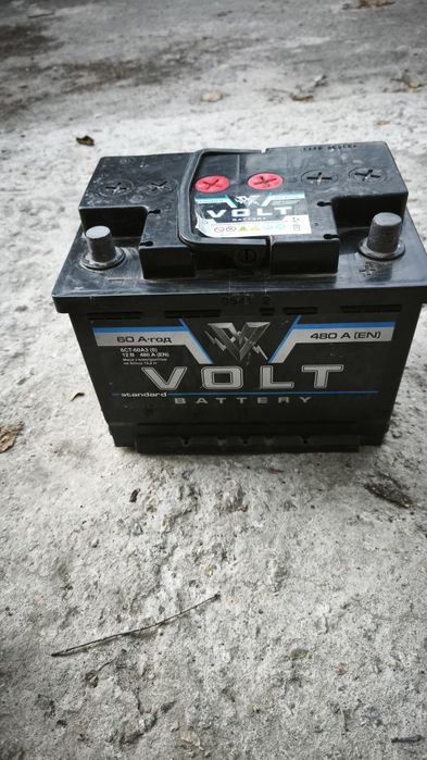 Аккумулятор Volt  R+ 12v 60ah 480a