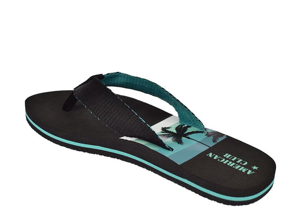 Klapki japonki plażowe szeroki pasek NH 111/23 BK roz. 37