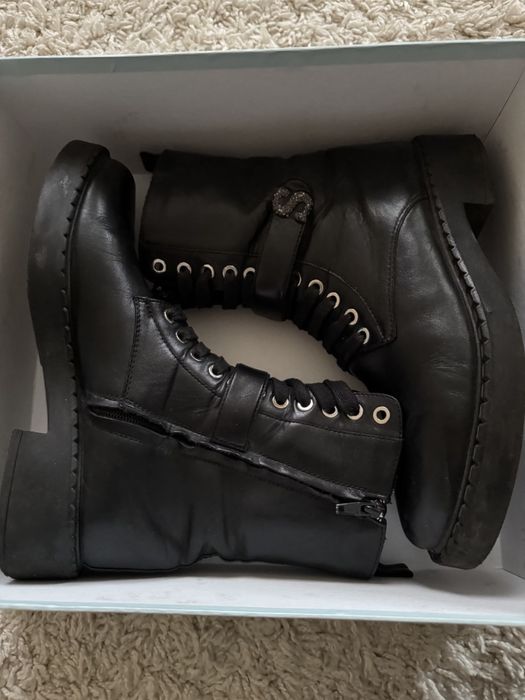 Жіночі теплі шкіряні чоботи Helena Soretti, 38 розмір