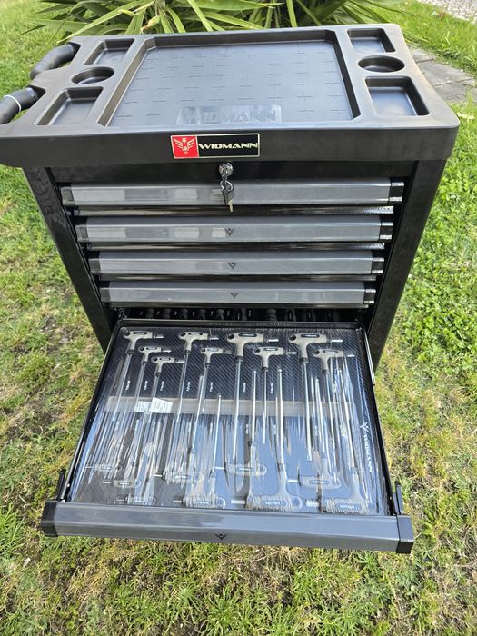 Carrinho de ferramentas 7 gavetas 6 completas novo e