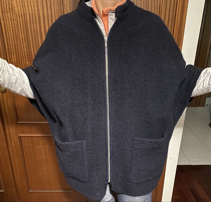 Poncho Mulher Preto