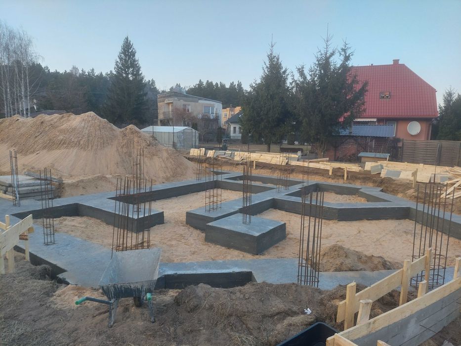 Budowa, stany surowe, roboty murarskie, żelbetowe, ogrodzenia