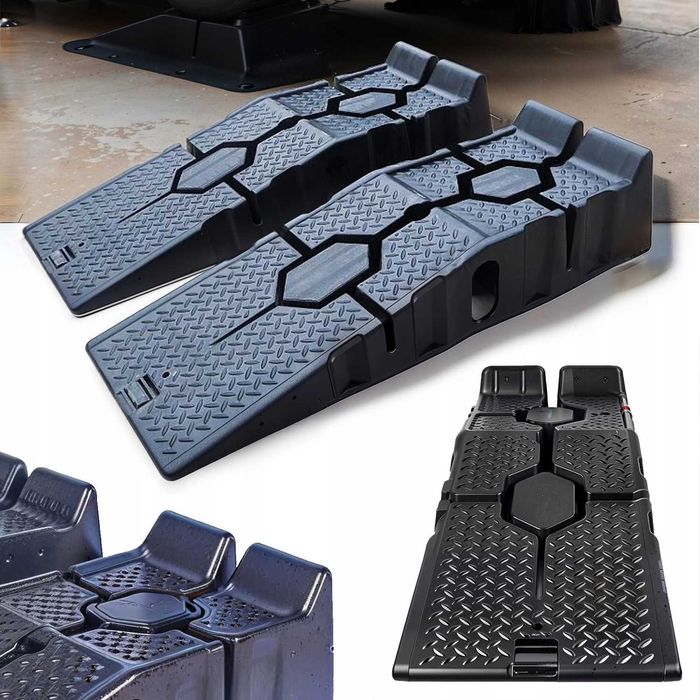 Najazdy samochodowe warsztatowe rampy platformy najazdowe szerokie 2x