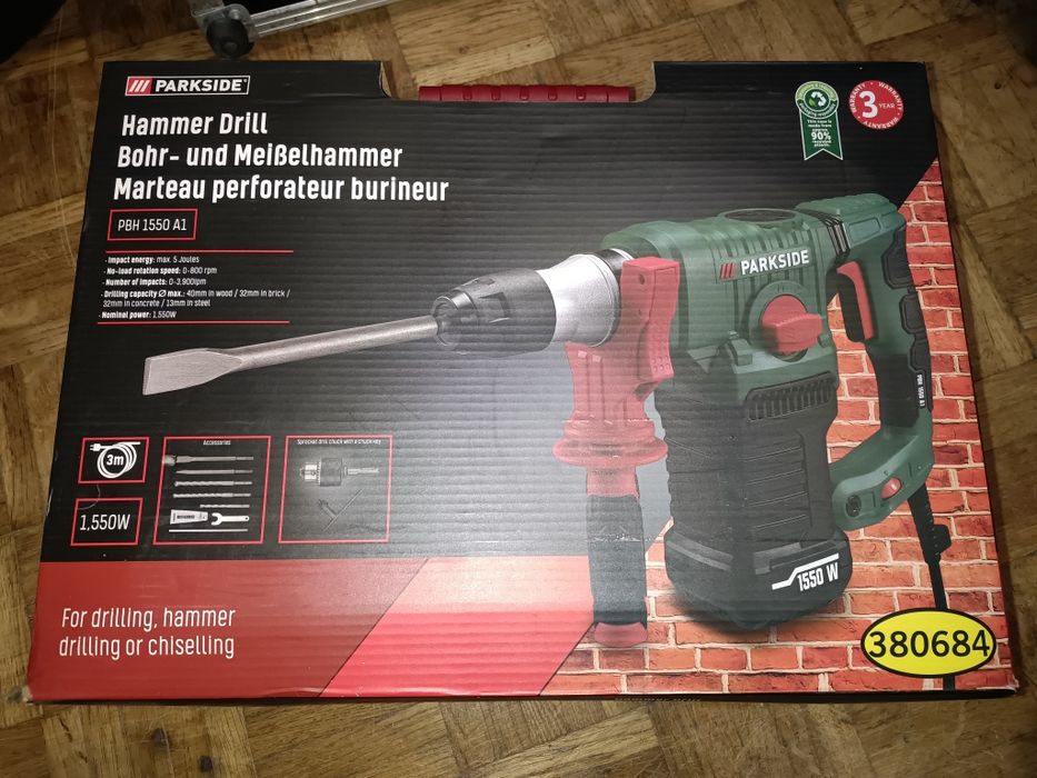 Młotowiertarka Parkside PBH 1550 A1