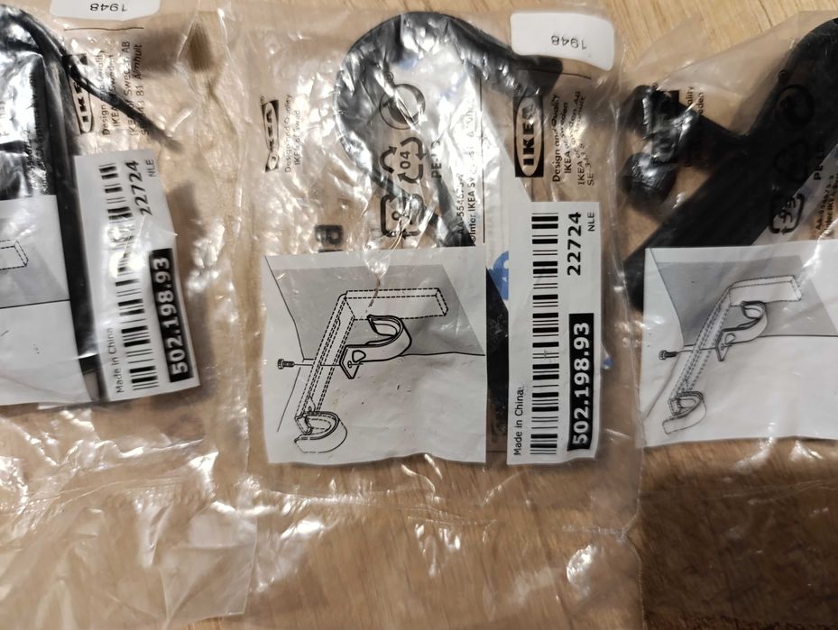 Wsporniki do karnisza IKEA Betydlig NOWE
