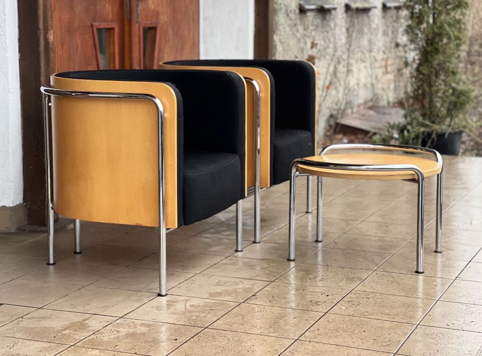 Thonet S3001 komplet mebli. Projekt Christoph Zschocke. Postmodernizm