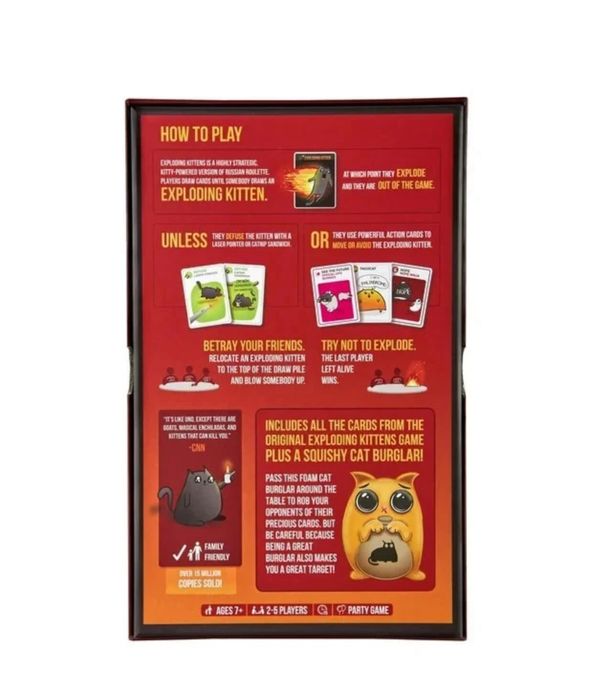 Gra planszowa Eksplodujące Kotki: Koci złodziejaszek Rebel po angielsk
