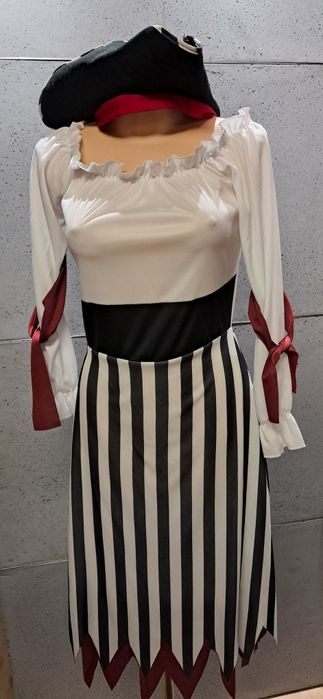 Strój przebranie kostium piratka