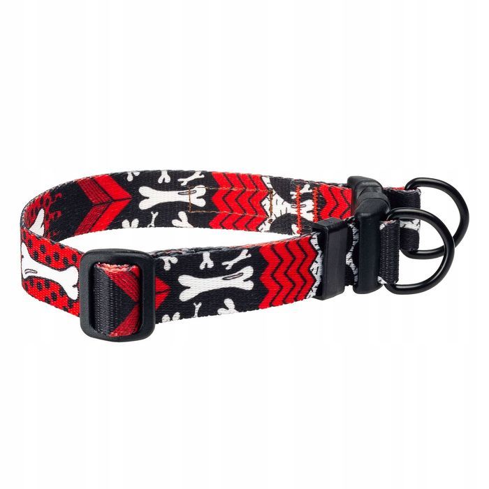 obroża materiałowa dla małego psa jamnik mops terrier s 15 mm kostki