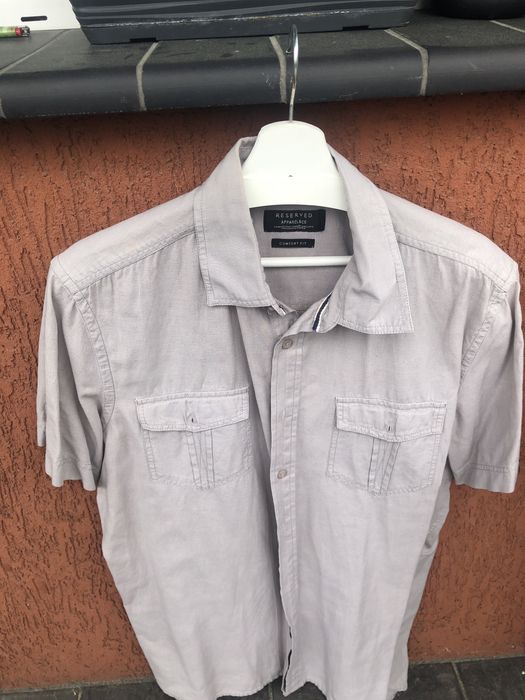 Koszula Reserved  len45%bawena55% L