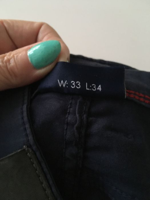 Spodnie eleganckie męskie W 33 L 30