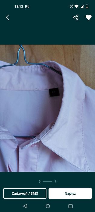 Bluzka damska różowo czarna, 38