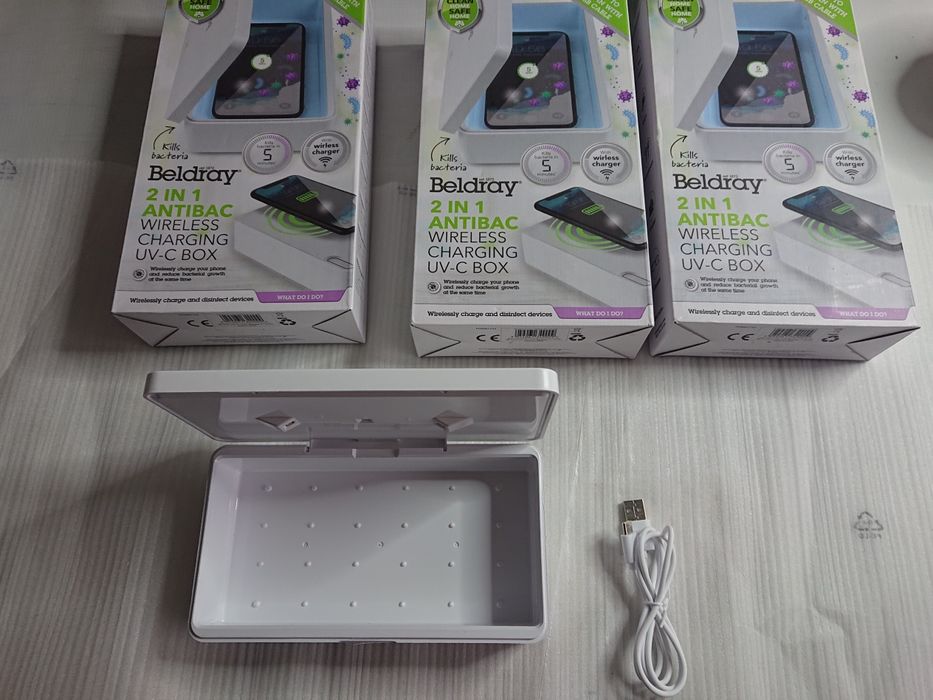 Sterylizator UV-C do dezynfekcji kluczy telefonu Ładowanie Indukcyjne