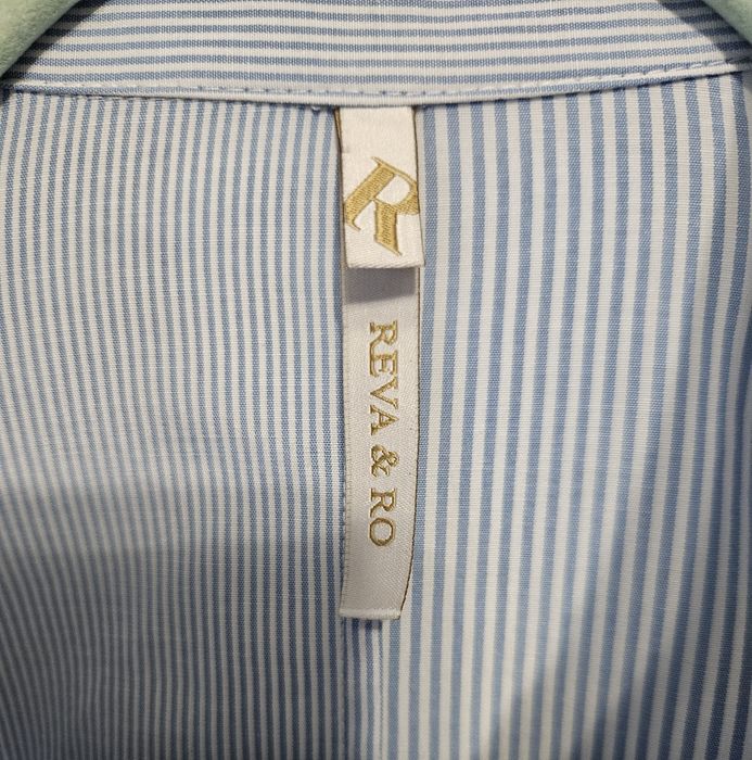 Błękitna niebieska koszula Reva & Ro