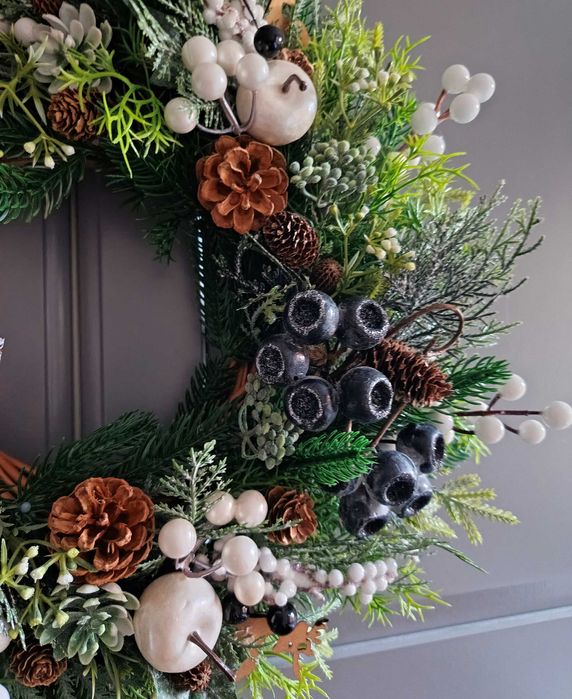 Wianek świąteczny zimowy nr 14