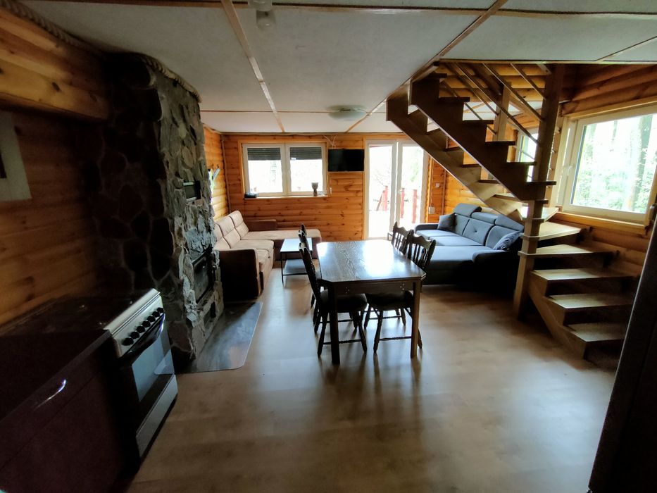 Leśny staw 1! Domek ze SPA! Sauna i balia na wyłączność!