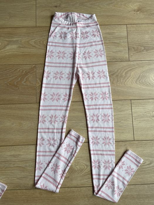 Komplet merino wełna cubus XS damski legginsy bluzka termiczny