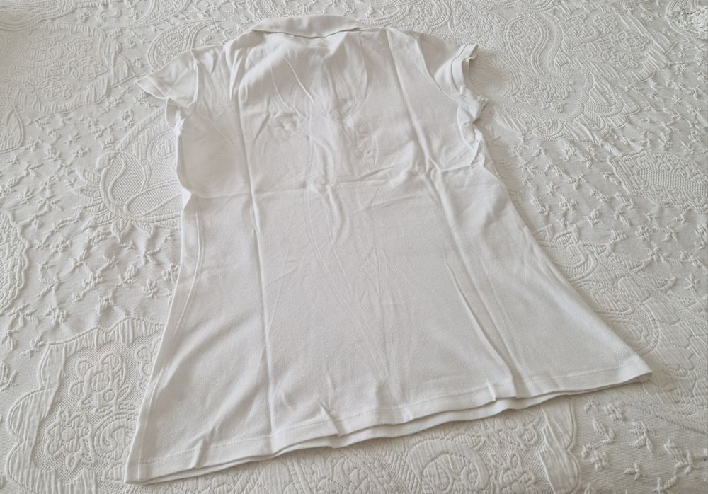 Polo branco, Calvin Klein, tamanho XS
