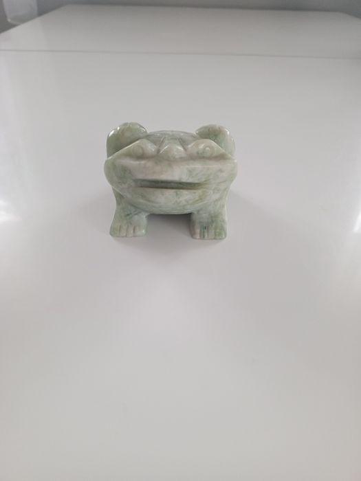 Jadeit Figurka żabka i słoń