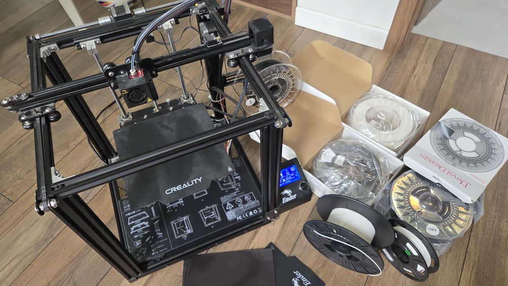 Drukarka 3D Creality Ender 5 plus filamenty