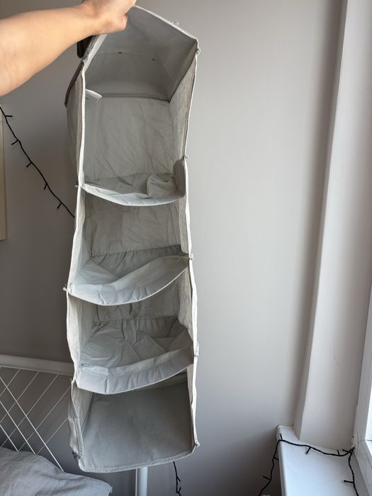 2 szt Wisząca półka na ubrania do szafy organizer szafa tekstylna