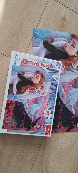 puzzle Anna i Elza Kraina Lodu 100 elementów