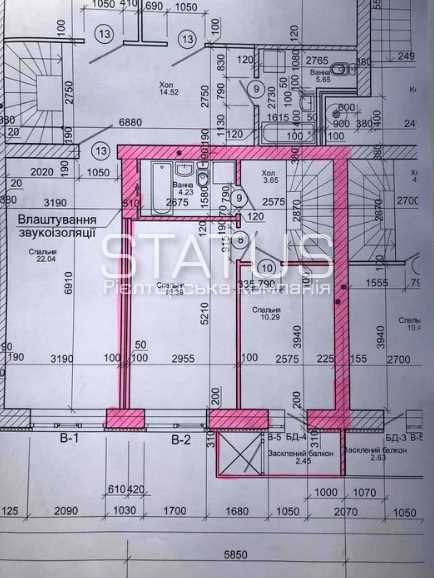 код 6394, 3-кімнатна, дворівнева