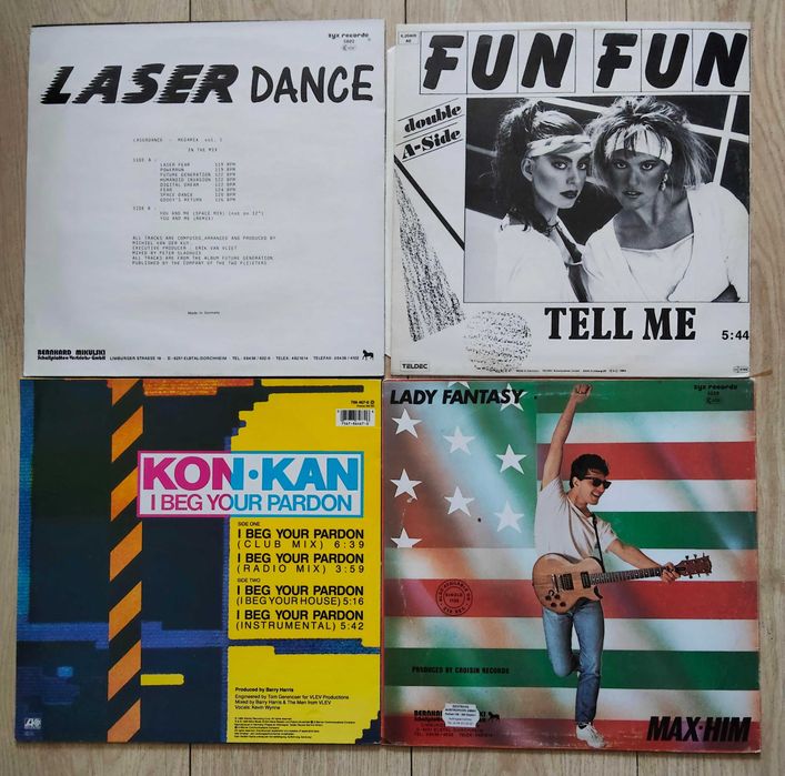 Płyty winylowe winyle ITALO DISCO pakiet 4 za 120ZŁ