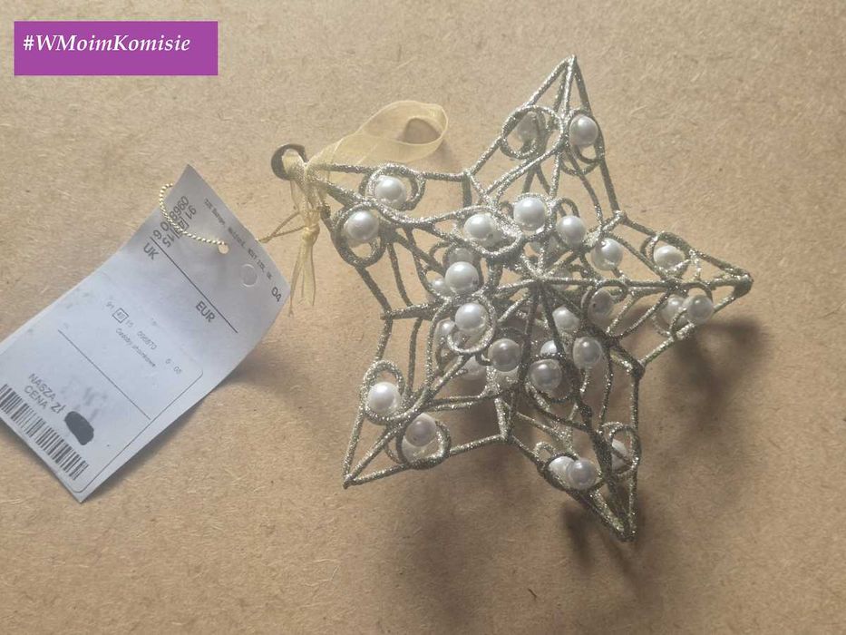 Gwiazdka - ozdoba   na choinkę, Boże Narodzenie !