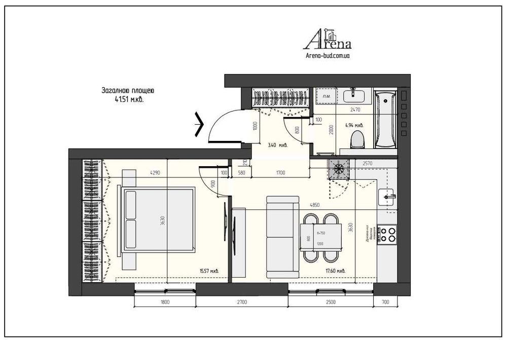 Продаж новобудови на схилах гір. Закарпаття. ЖК "ARENA HILLS".