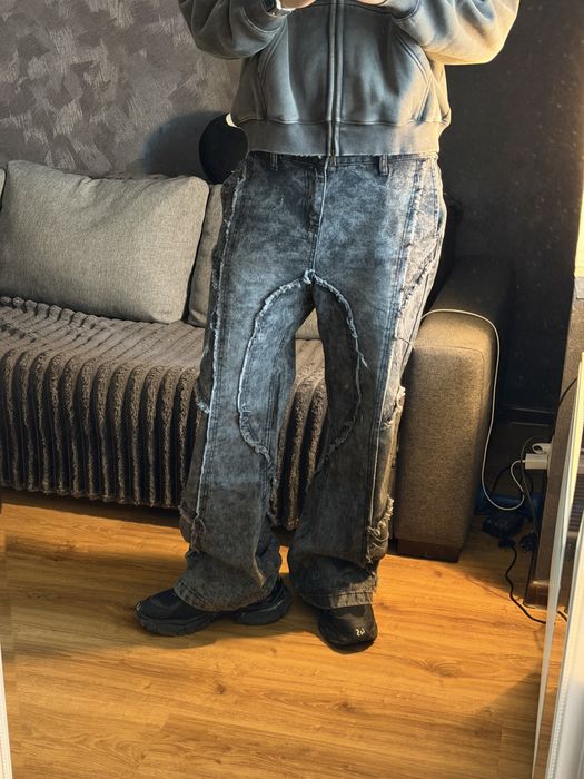 Opium Distressed Flared Jeans Буткат клеш кльош джинси balenciaga race