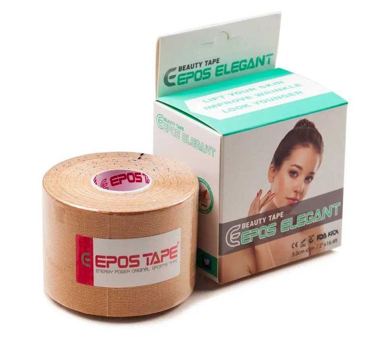 Кінезіотейп для обличчя і чутливої шкіри Epos Elegant (Південна Корея)