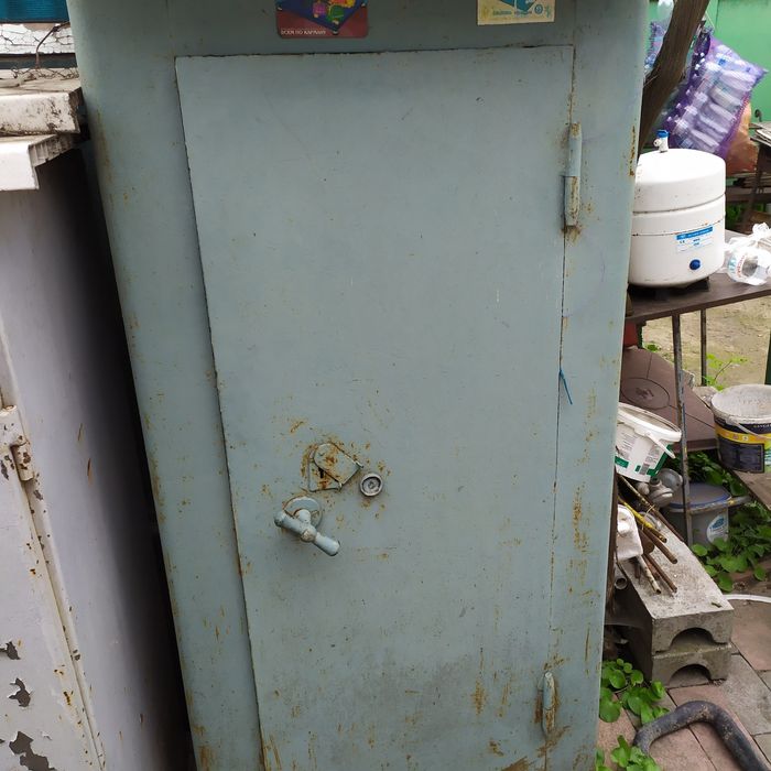 Сейф металлический с замком СССР