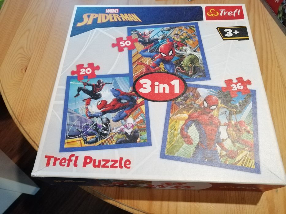 Puzzle Trefl 3w1 spider man