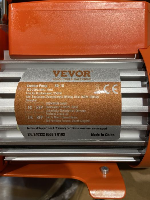 Bomba de vácuo nova nunca usada