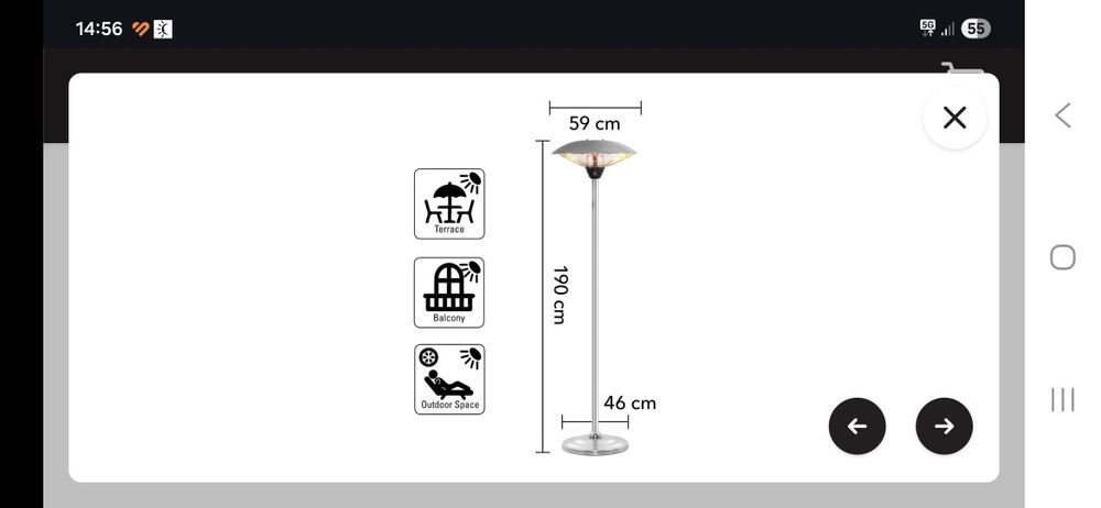 Promiennik podczerwieni firmy TROTEC