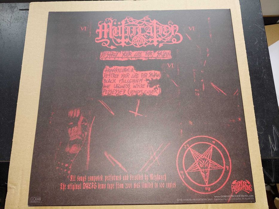 Mutiilation + mayhem Discos black metal