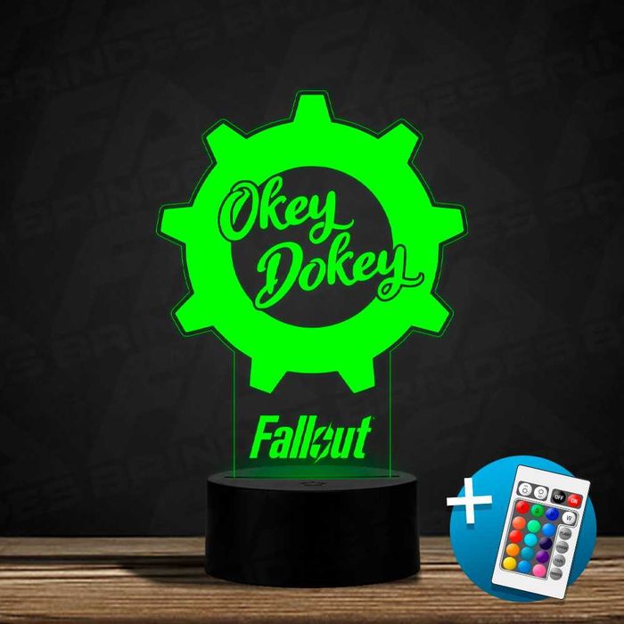 Candeeiro Led personalizado - Fallout64585341087362124