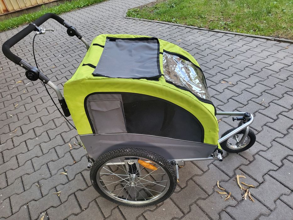 Przyczepka rowerowa dla psa