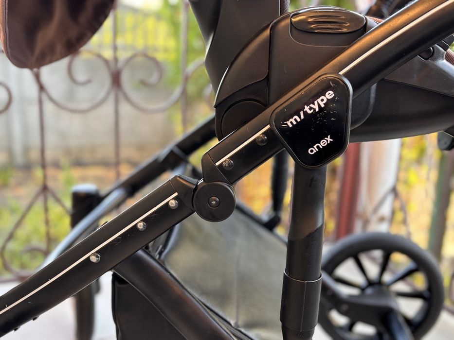 Коляска anex m-type 3 в 1 mocco після 1 дитини. Підійде для хлопчика і для дівчинки.