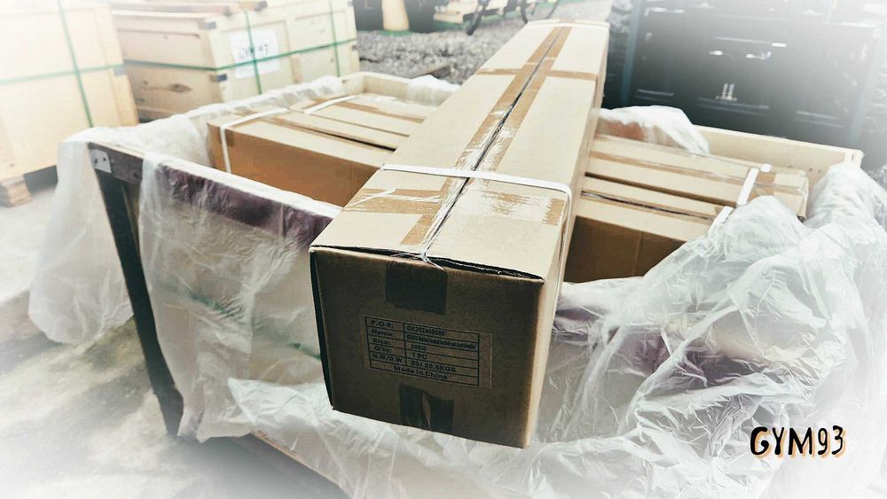 Zestaw 10 sztang stałych do 50 kg Szare Tekstura Gięte