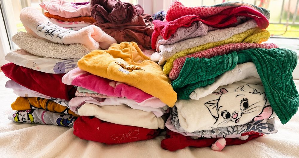 Duża paczka ubranek dla dziewczynki (80)
