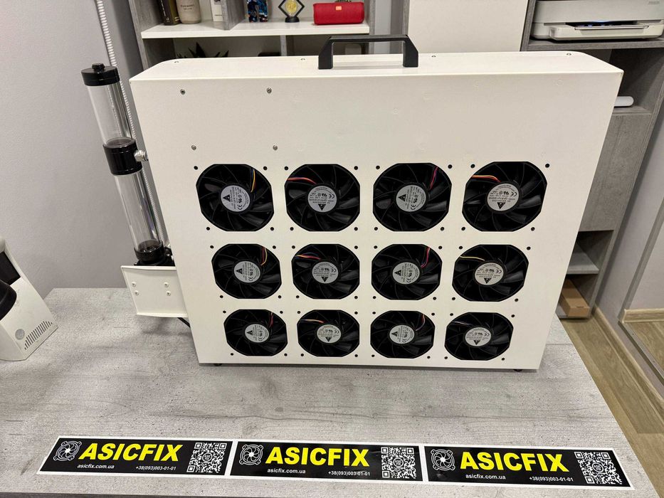 Радіатор зовнішній 12 кВт для Asic Antminer S21  Hydro Auto control