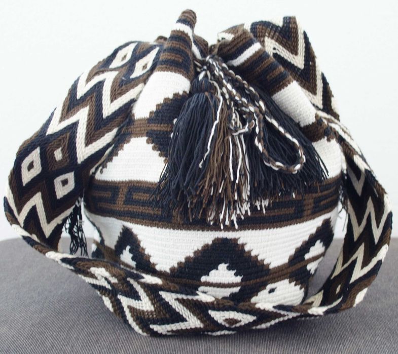 Oryginalna ręcznie pleciona torba na ramię Wayuu – egzotyczny styl!